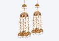 Boho Shell & Cascading Cowrie Pearl Bridal Kaleerein