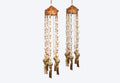 Rustic Coconut Shell, Makhana & Metallic Tassel Eco-Bridal Kaleerein