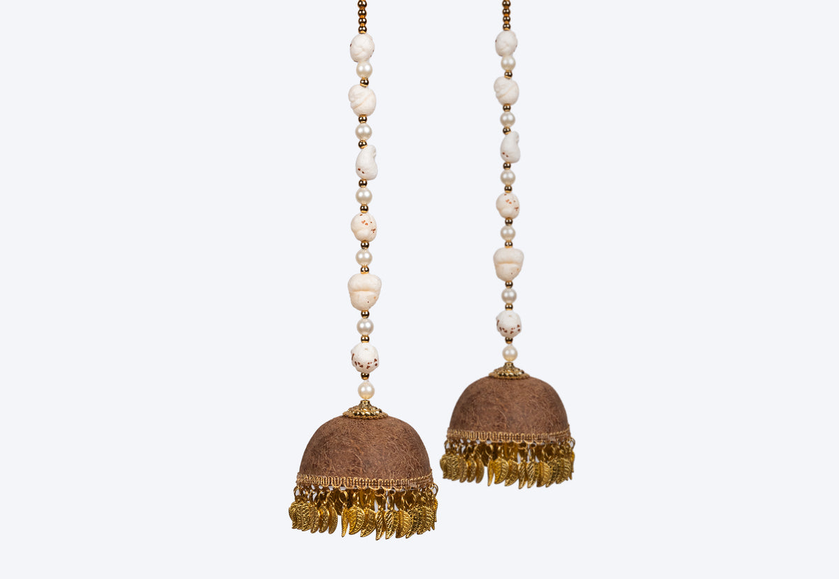 Organic Makhana & Coconut Shell Eco-Bridal Kaleerein